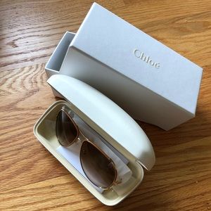 Chloe aviator sunglasses